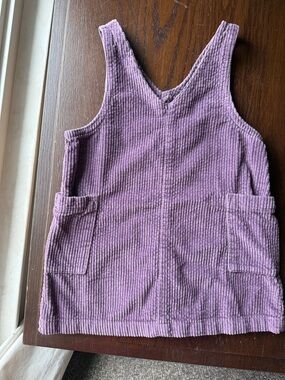 Cat & Jack Corduroy Pinafore Dress - Lavender Purple
